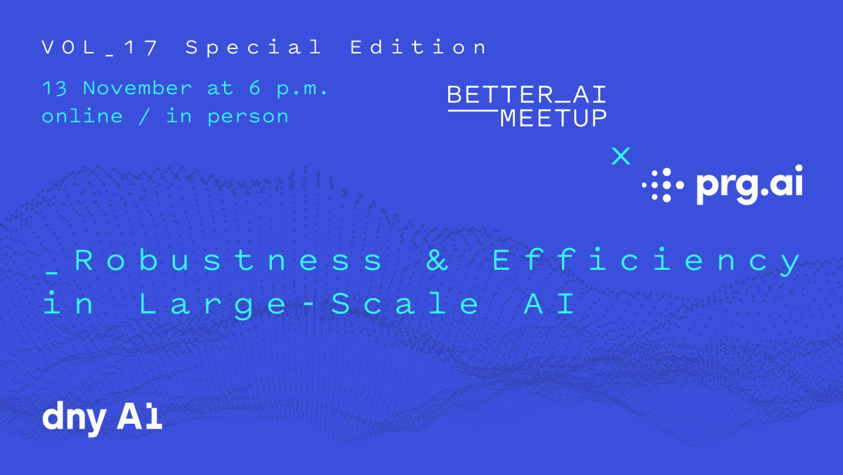 Better_AI_Meetup on Robustness and Efficiency in Large-Scale AI
